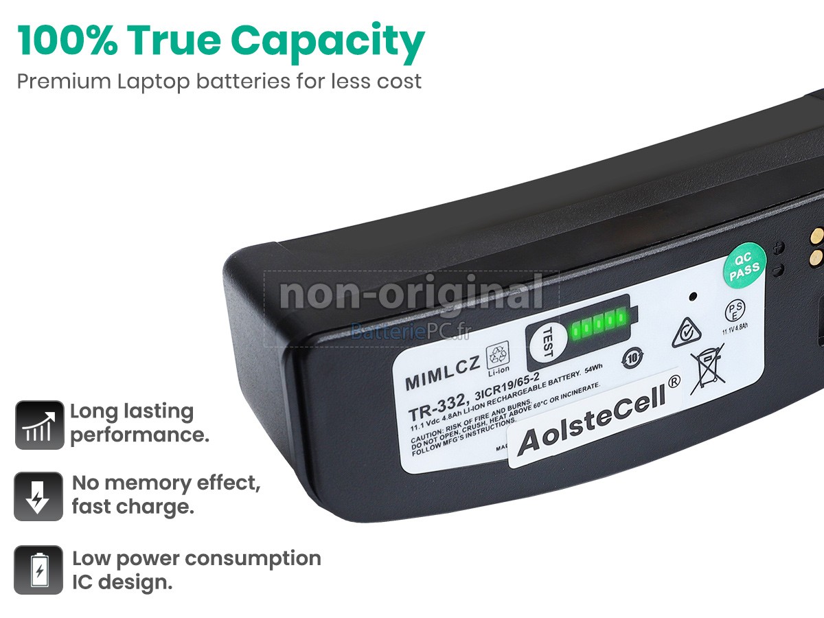 batterie pour 3M TR-332