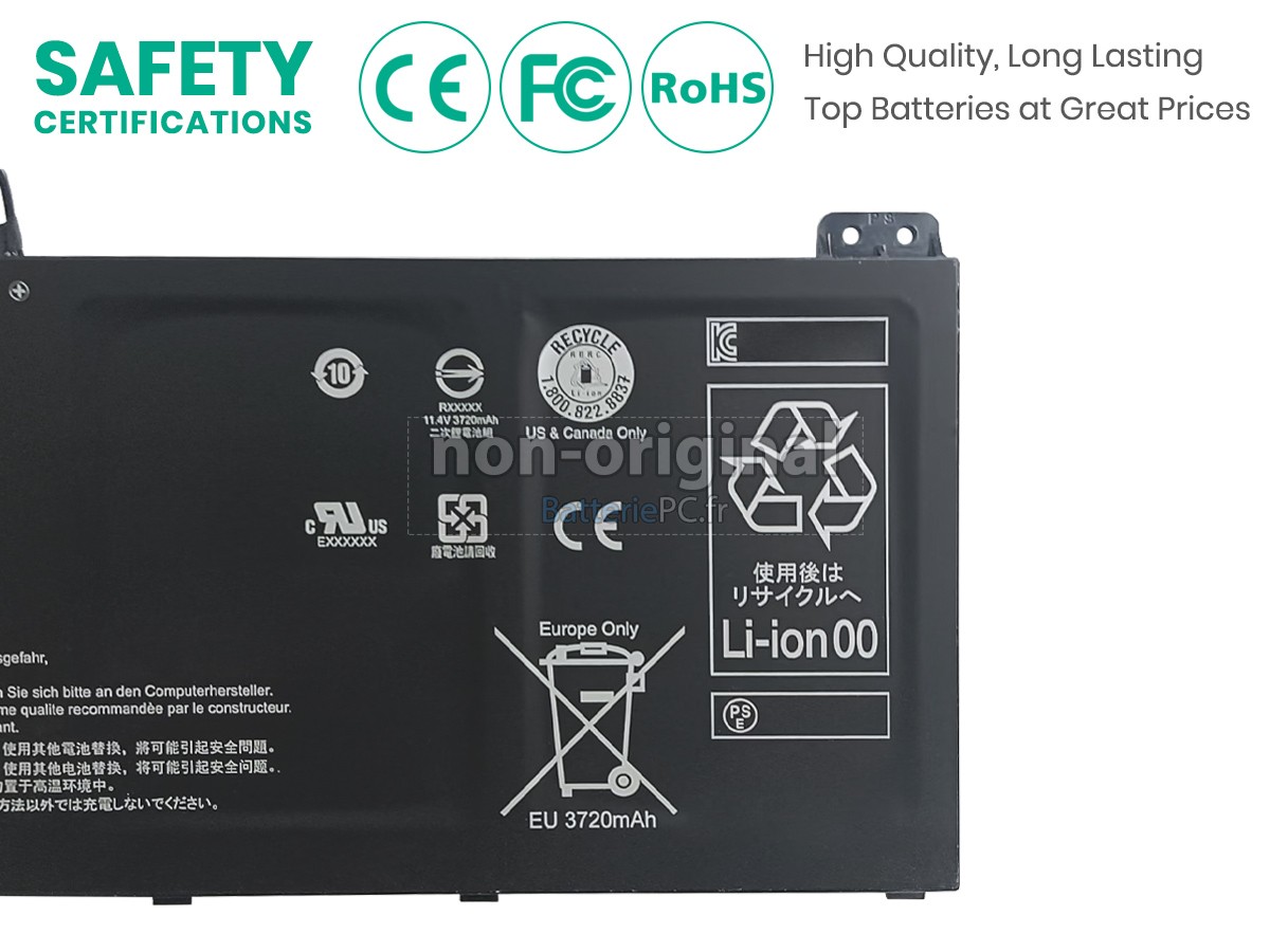 batterie pour Acer TravelMate P614 TMP614-51-G2-532B