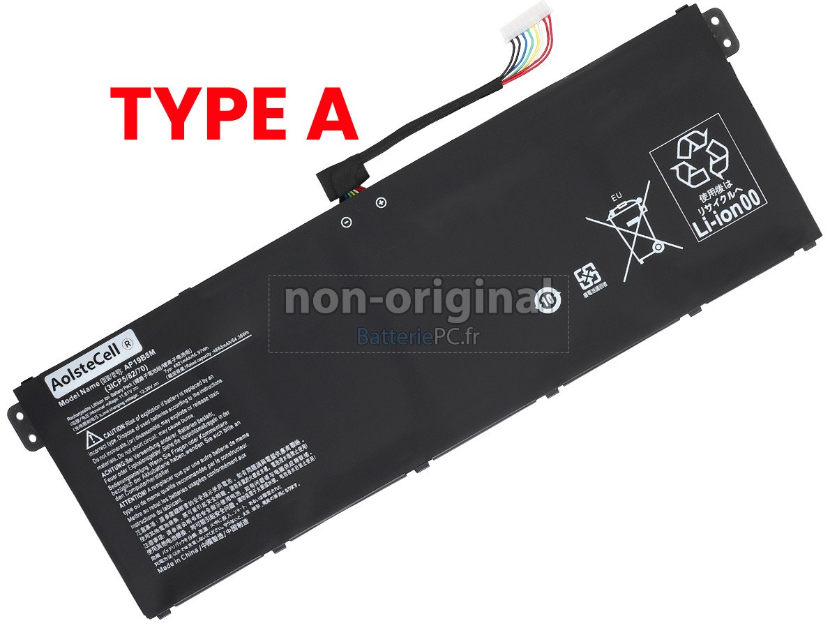 batterie pour Acer PORSCHE DESIGN BOOK RS AP714-51GT-74HW