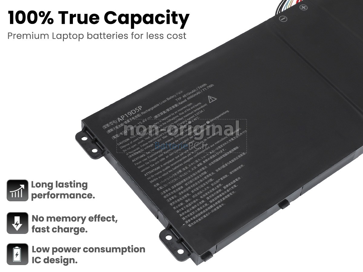 batterie pour Acer CONCEPTD 3 EZEL CC315-72G-700J