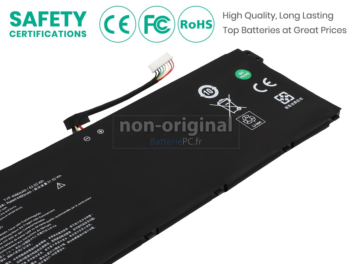batterie pour Acer Aspire GO 15 AG15-51P-78H7