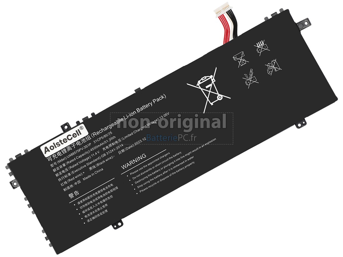 batterie pour Gateway U488575PV-3S1P