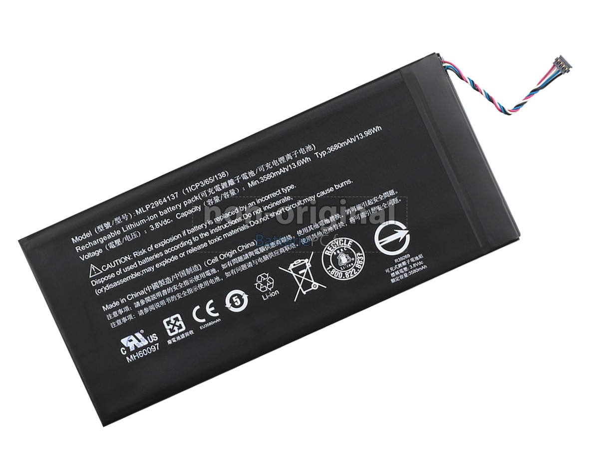 batterie pour Acer KT.0010Z.001