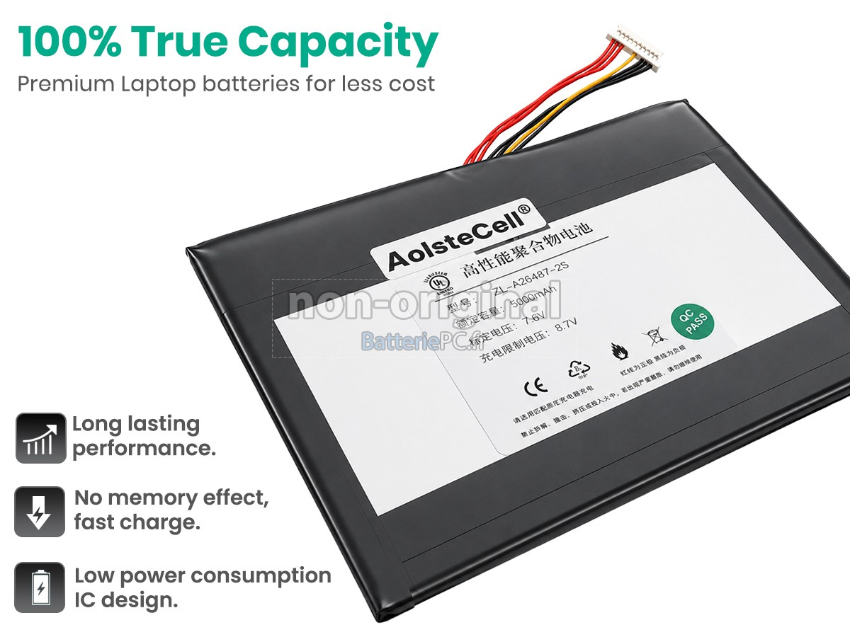 batterie pour Alldocube ZL-426487-2S