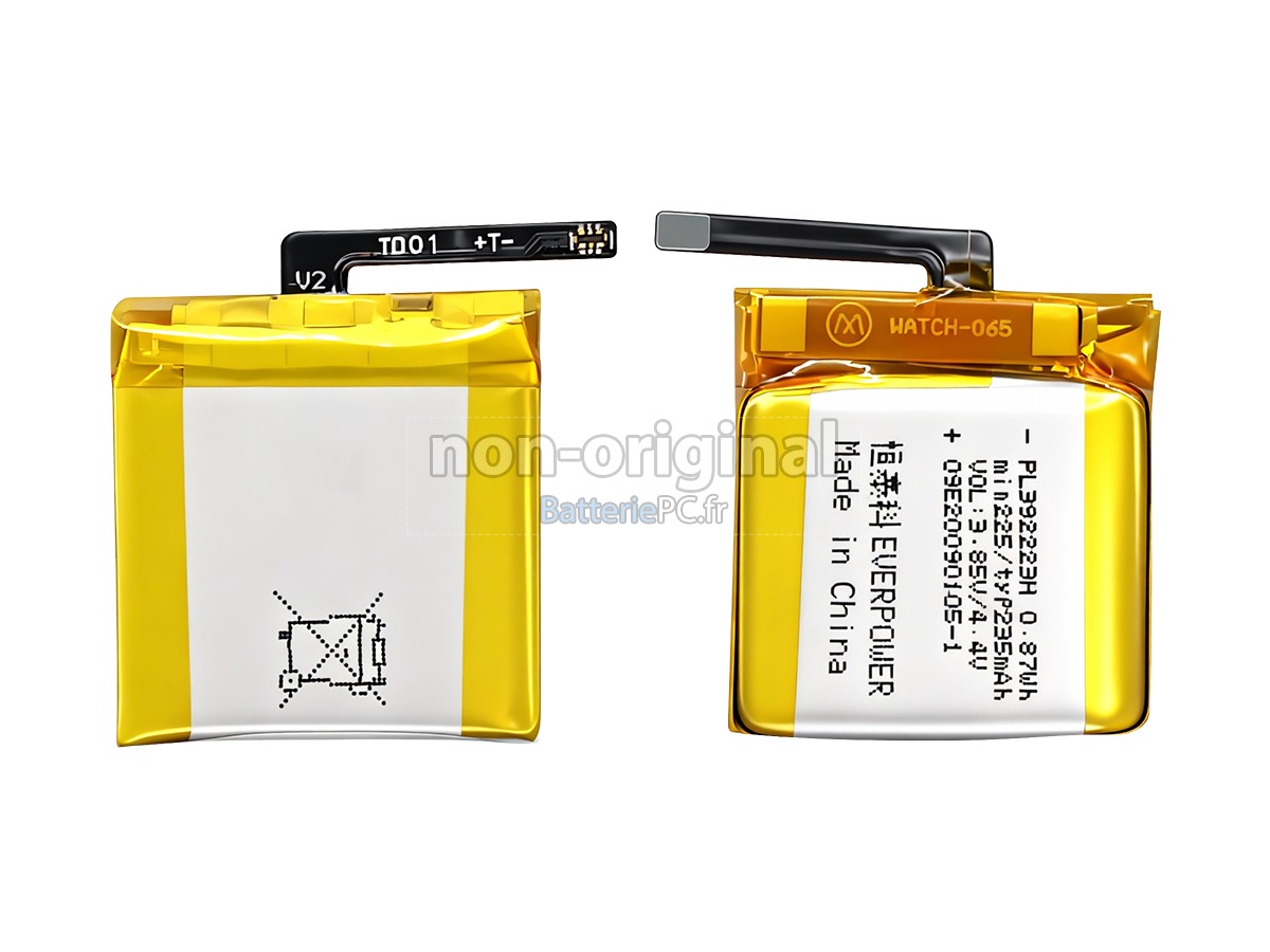 batterie pour Amazfit BIP U A2017