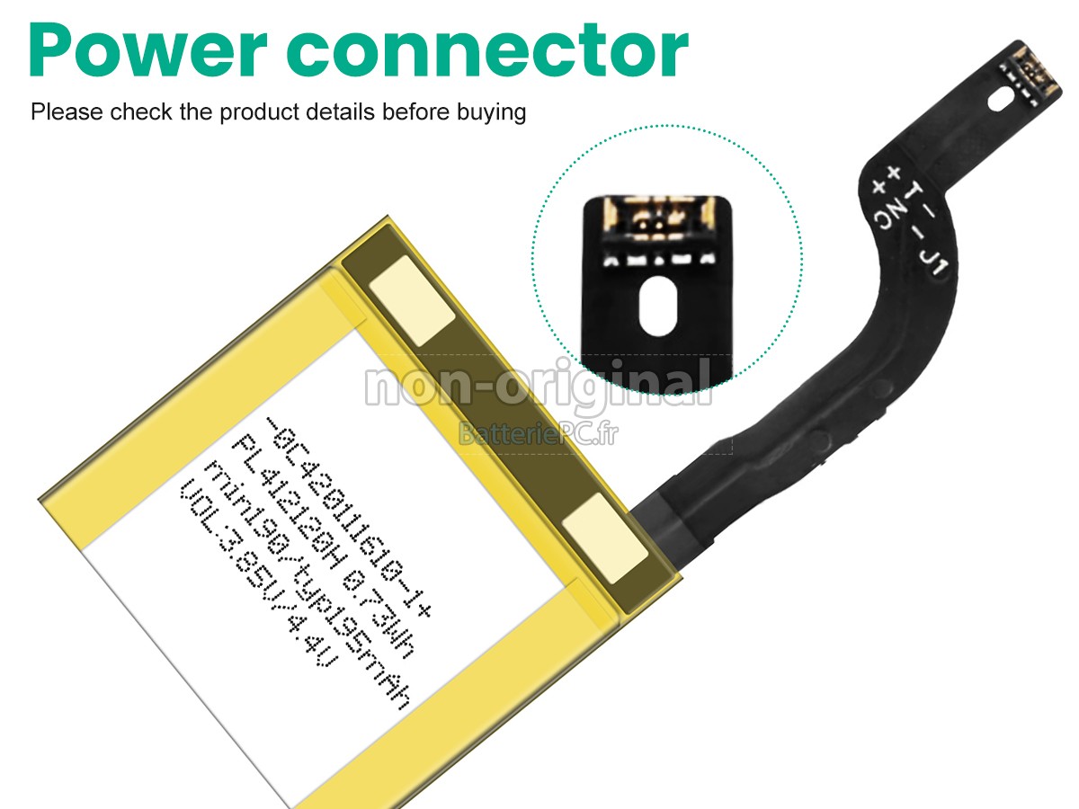 batterie pour Amazfit GTR 42MM A1909