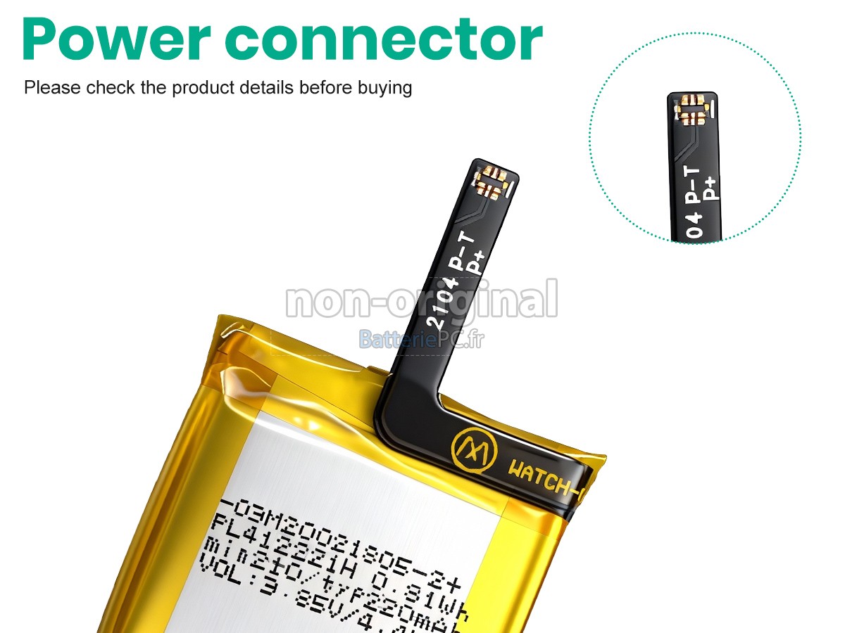 batterie pour Amazfit GTS 1S C17