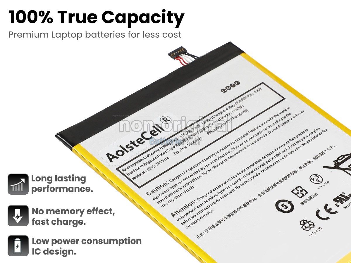 batterie pour Amazon 26S1014(1ICP4/100/118)