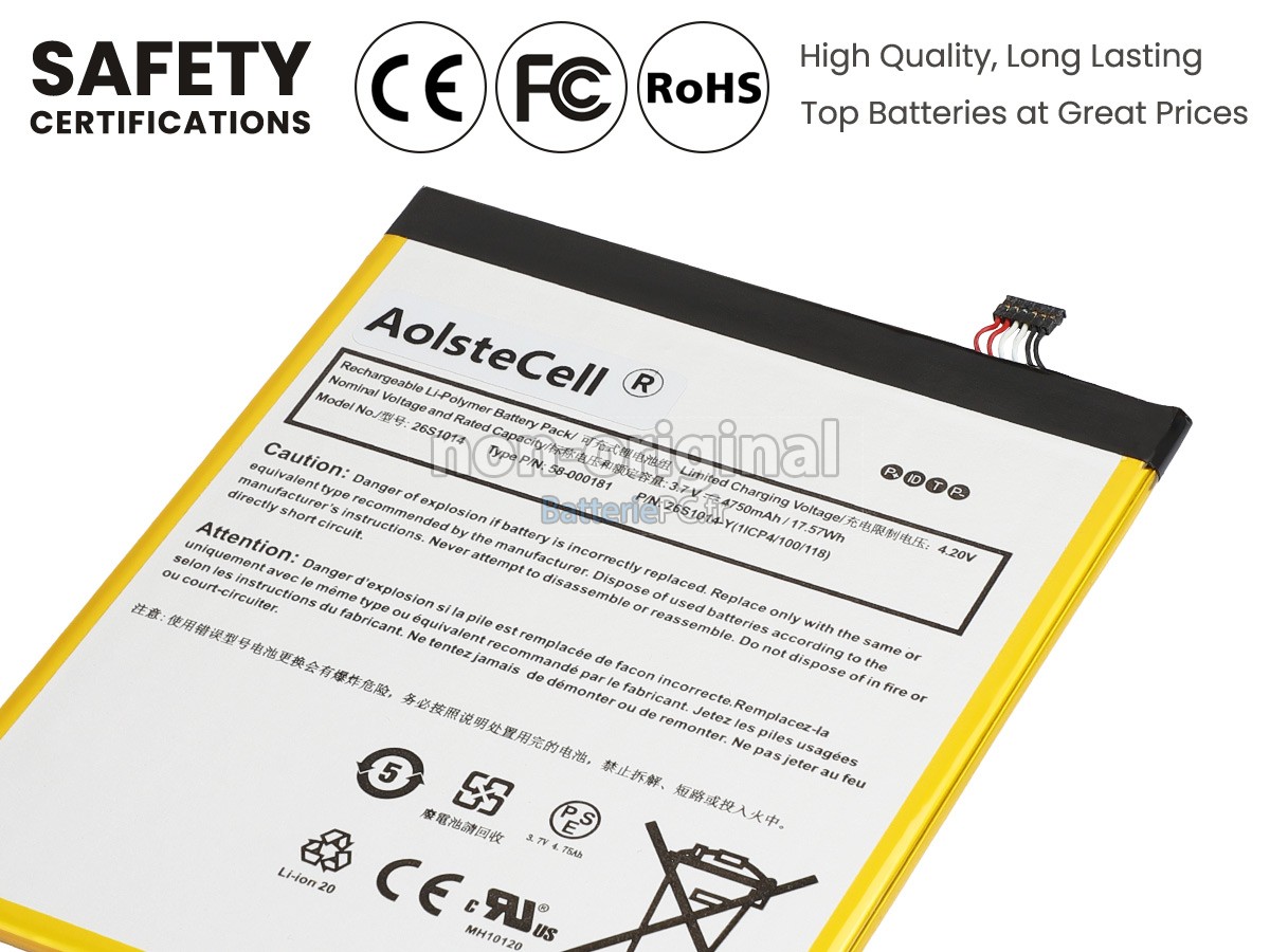 batterie pour Amazon 26S1014(1ICP4/100/118)