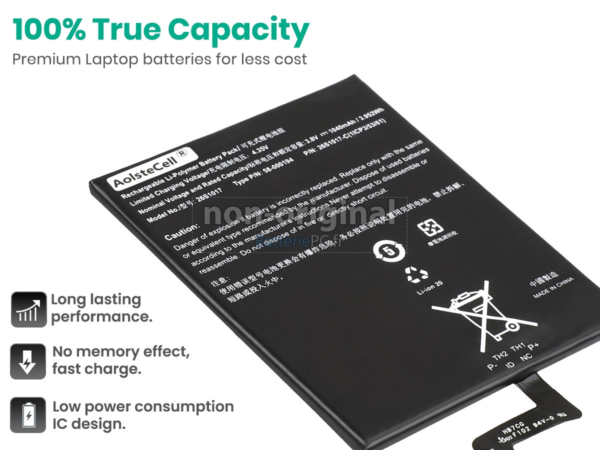 batterie pour Amazon 26S1017