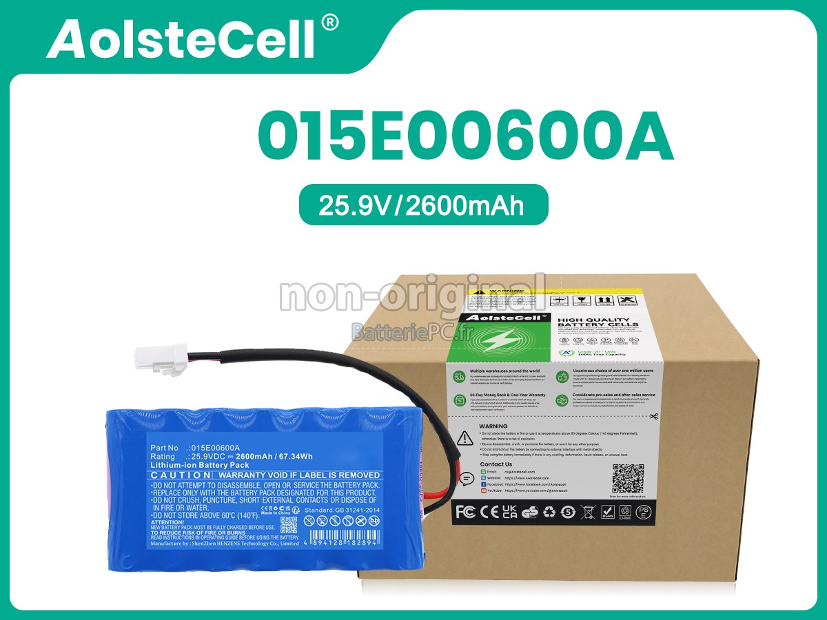 batterie pour Ambrogio 015E00600A