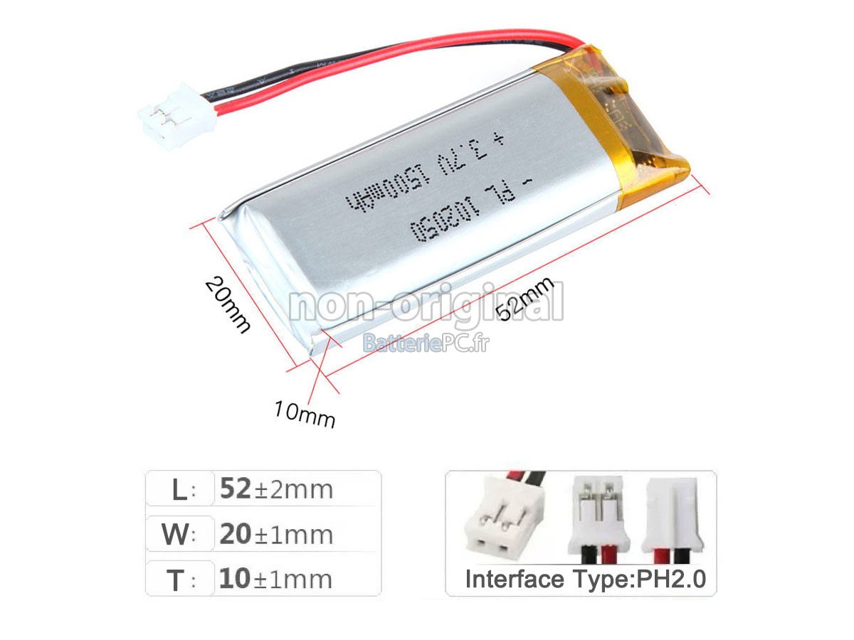 batterie pour AolsteCell 102050