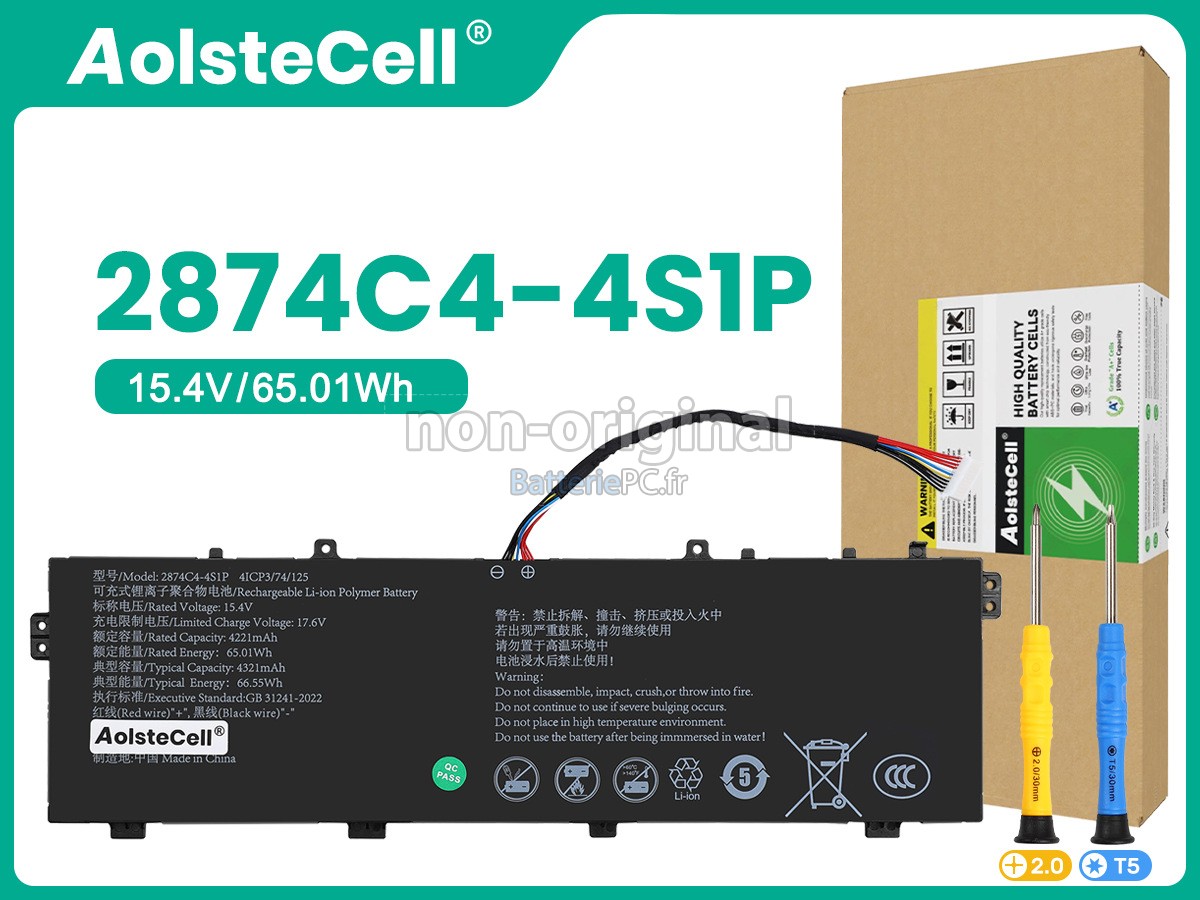 batterie pour AolsteCell 2874C4-4S1P