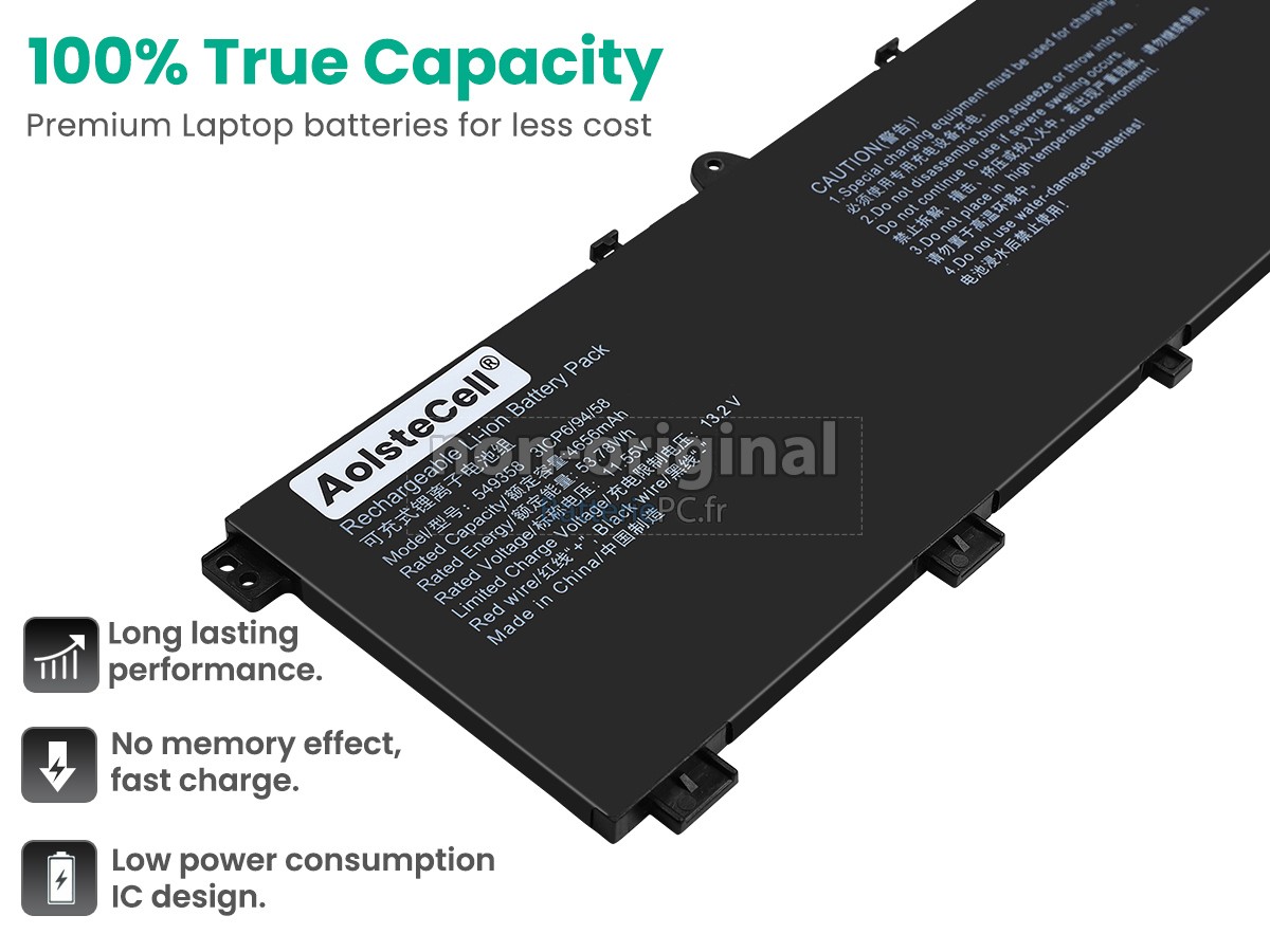 batterie pour AolsteCell 549358