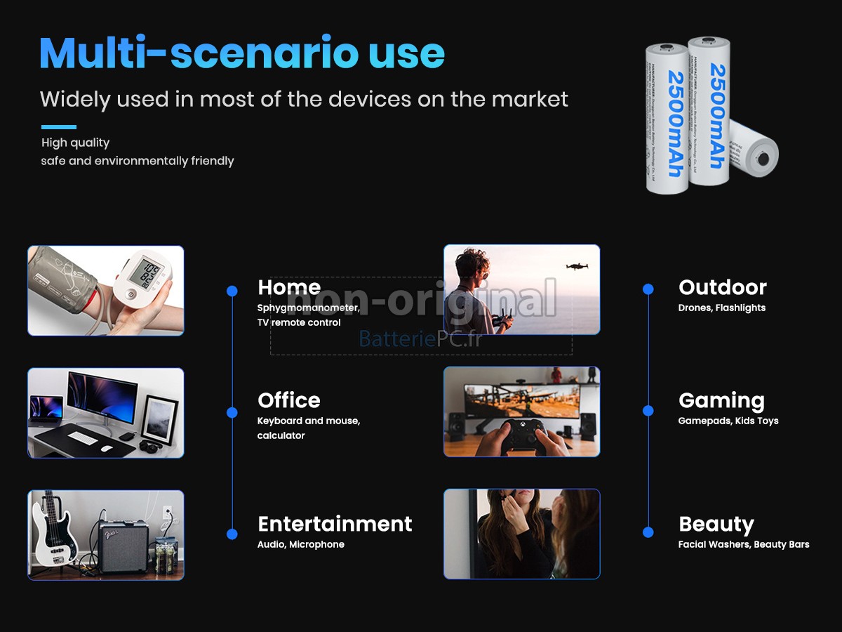 batterie pour AolsteCell R6
