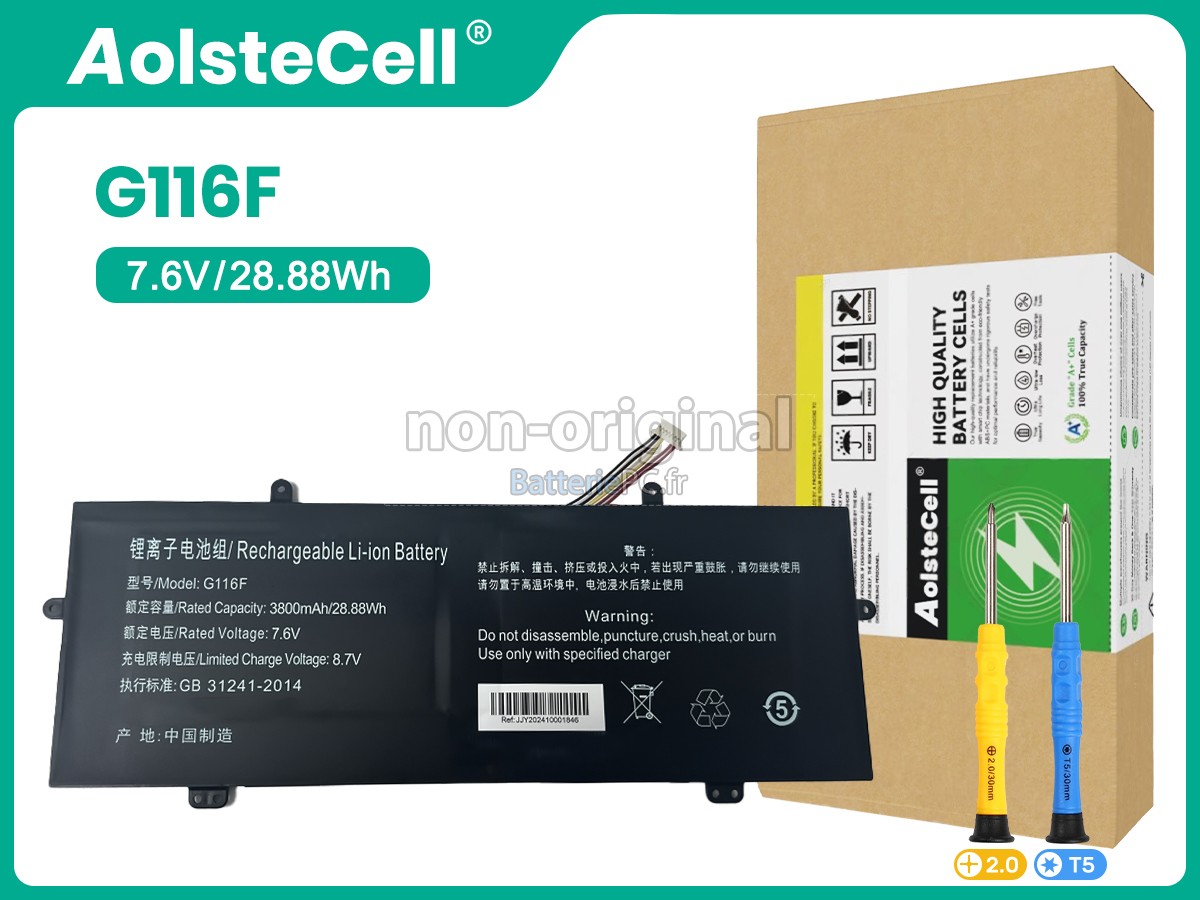 batterie pour AolsteCell G116F