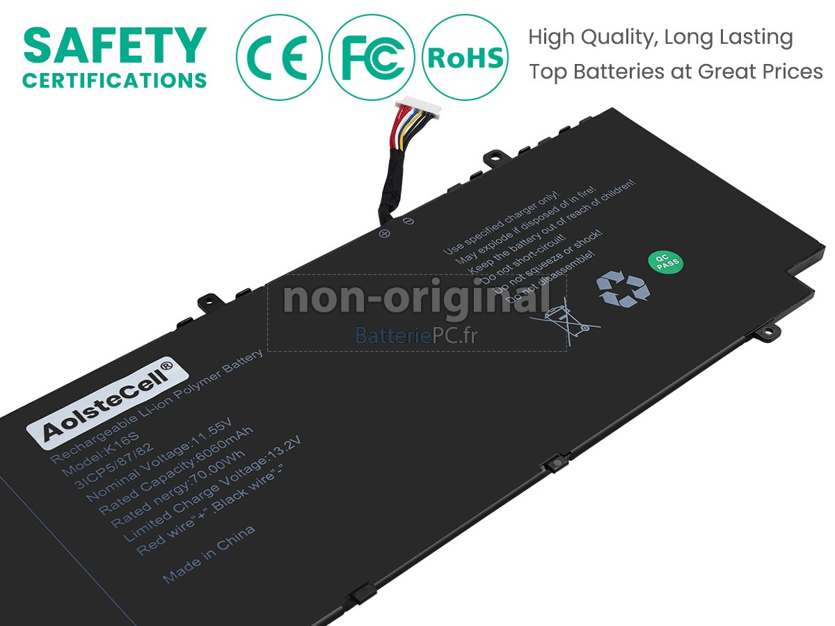 batterie pour AolsteCell K16S