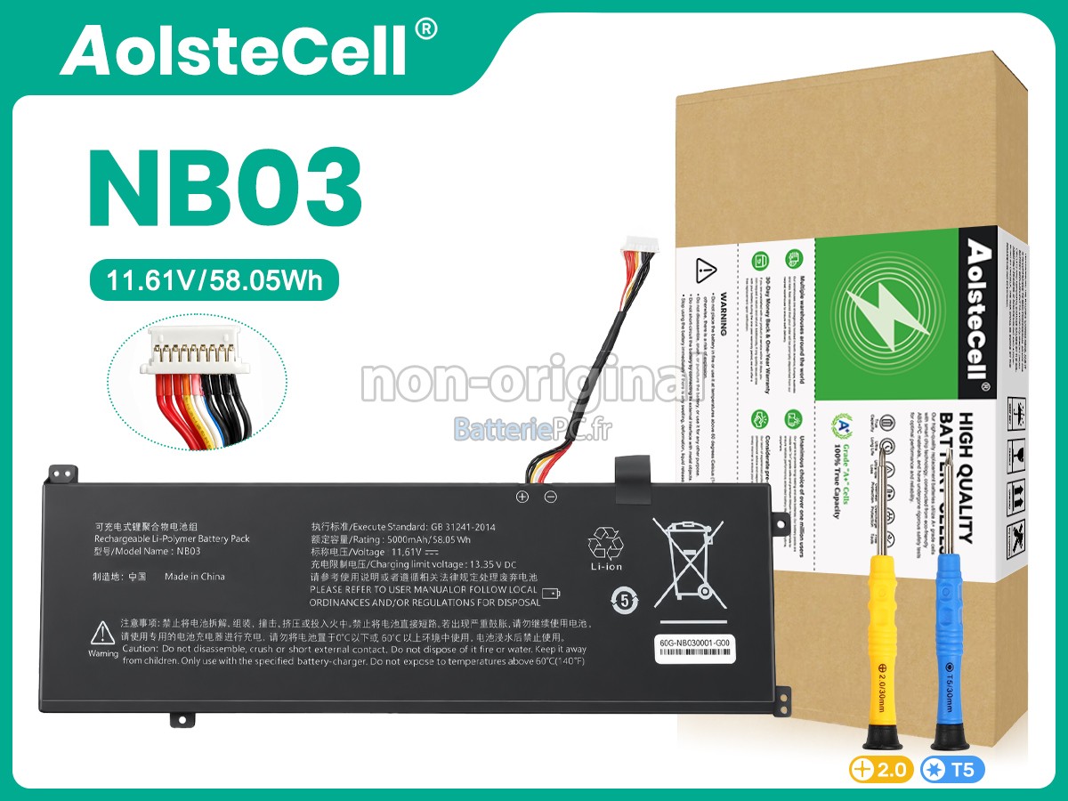 batterie pour AolsteCell NB03