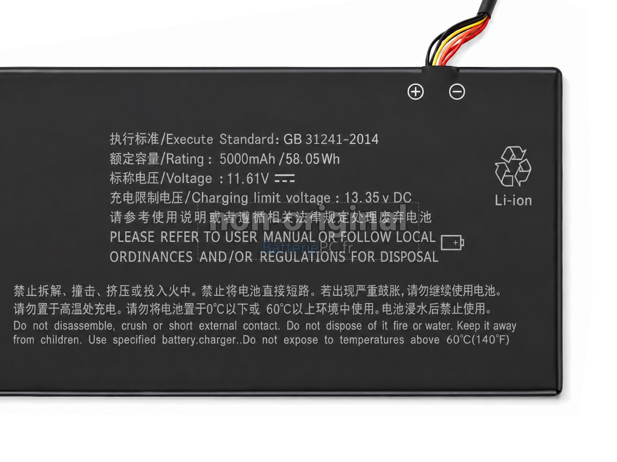 batterie pour AolsteCell NB03