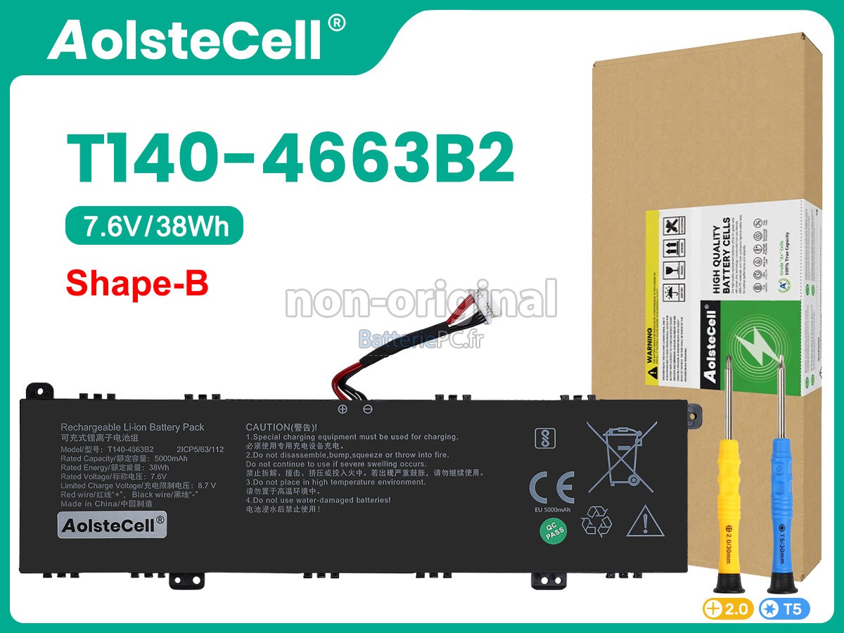 batterie pour AolsteCell T140-4663B2
