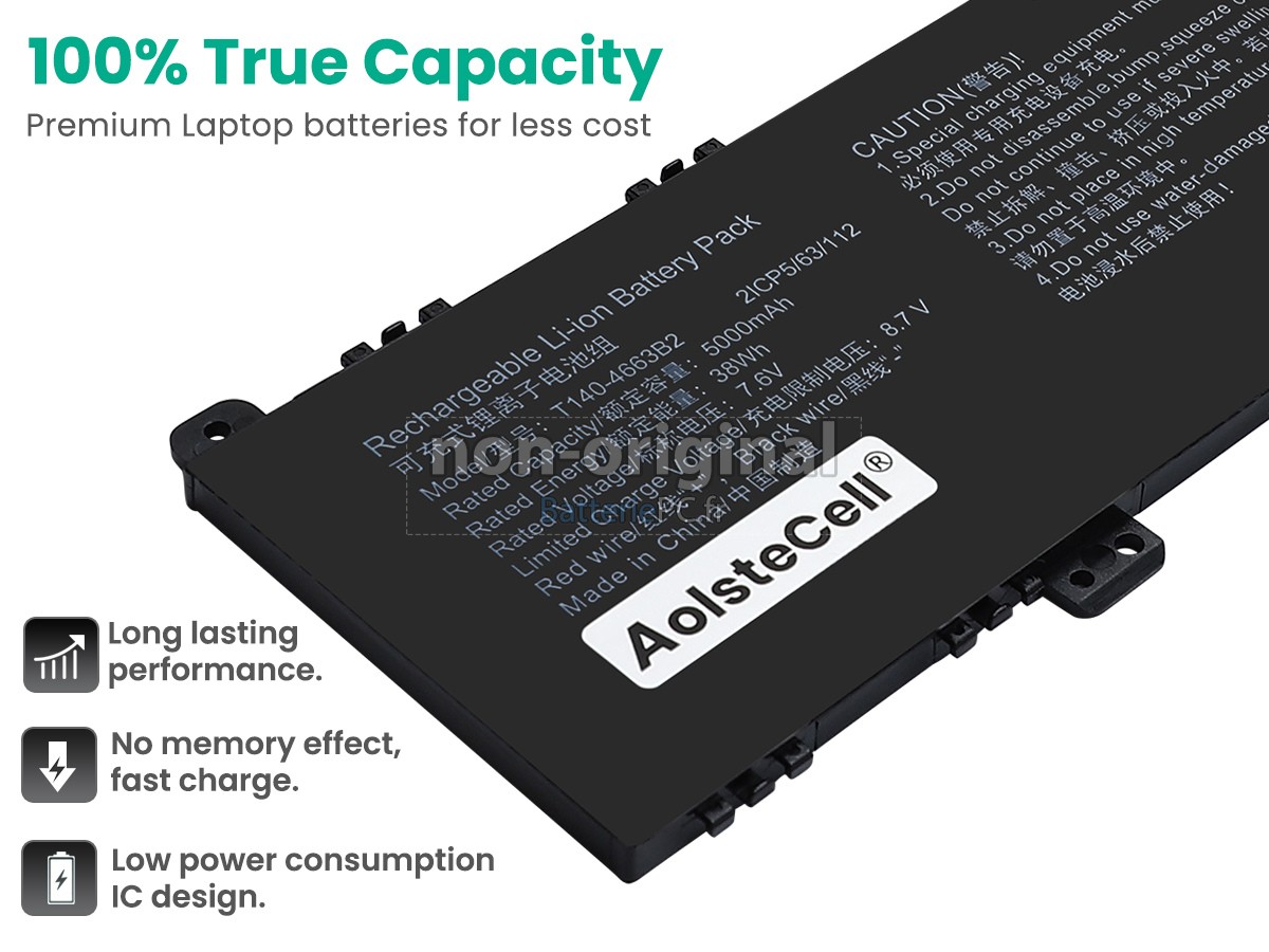 batterie pour AolsteCell T140-4663B2