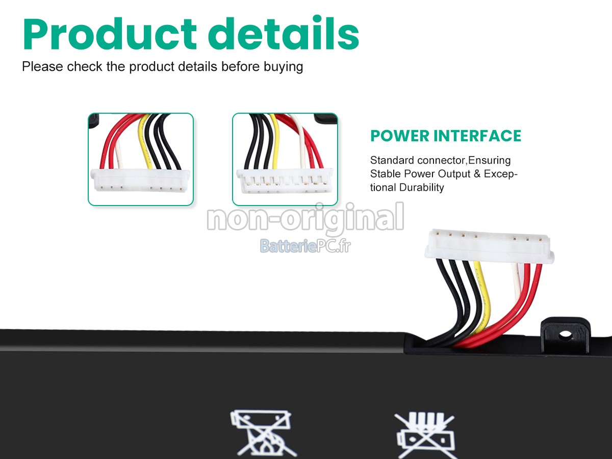 batterie pour AolsteCell U4382120PV-2S1P