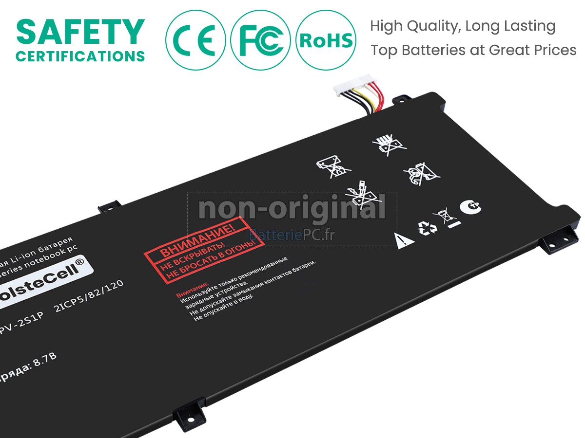 batterie pour AolsteCell U4382120PV-2S1P
