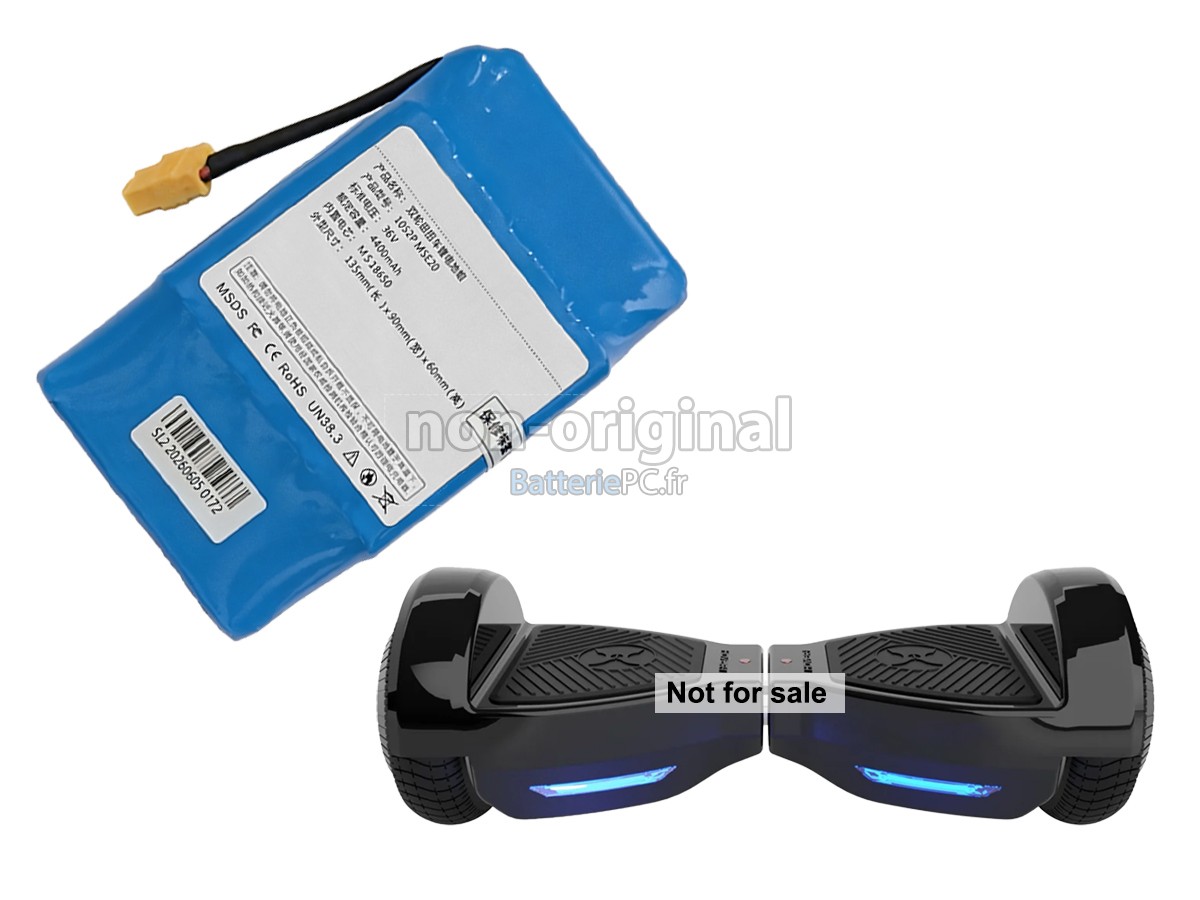 batterie pour AolsteCell 10S2P MSE20 36V 4400MAH XT60