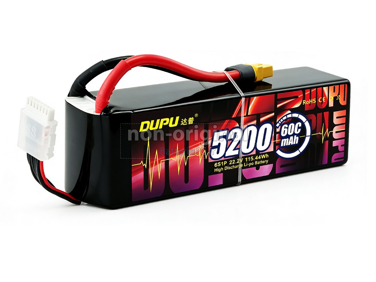 batterie pour AolsteCell 22.2V 5200MAH 60C XT60 JST-XH 7P