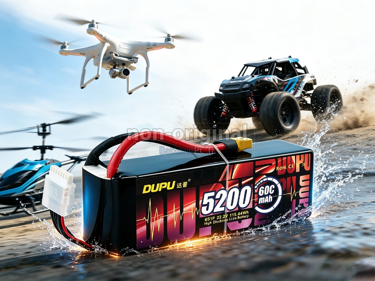 batterie pour AolsteCell 22.2V 5200MAH 60C XT60 JST-XH 7P