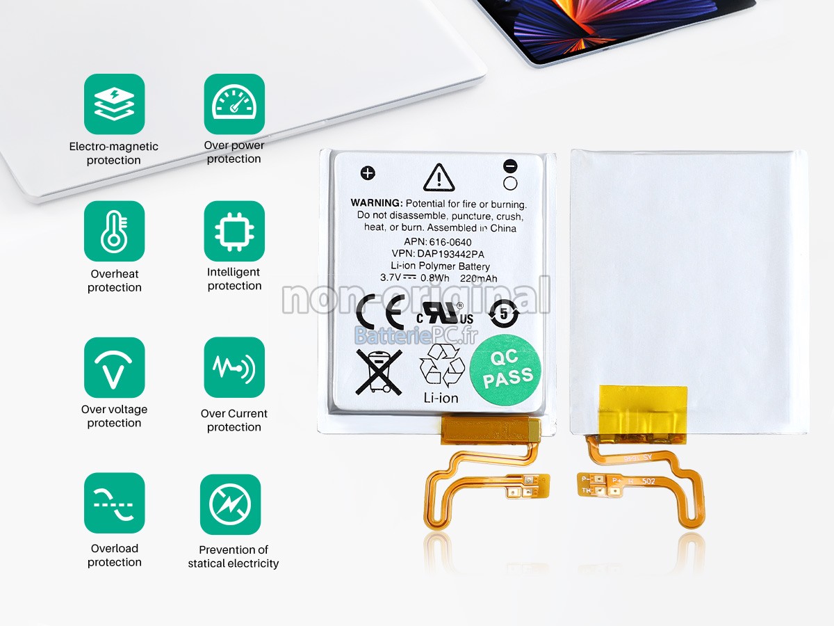 batterie pour Apple IPOD NANO 7TH GEN