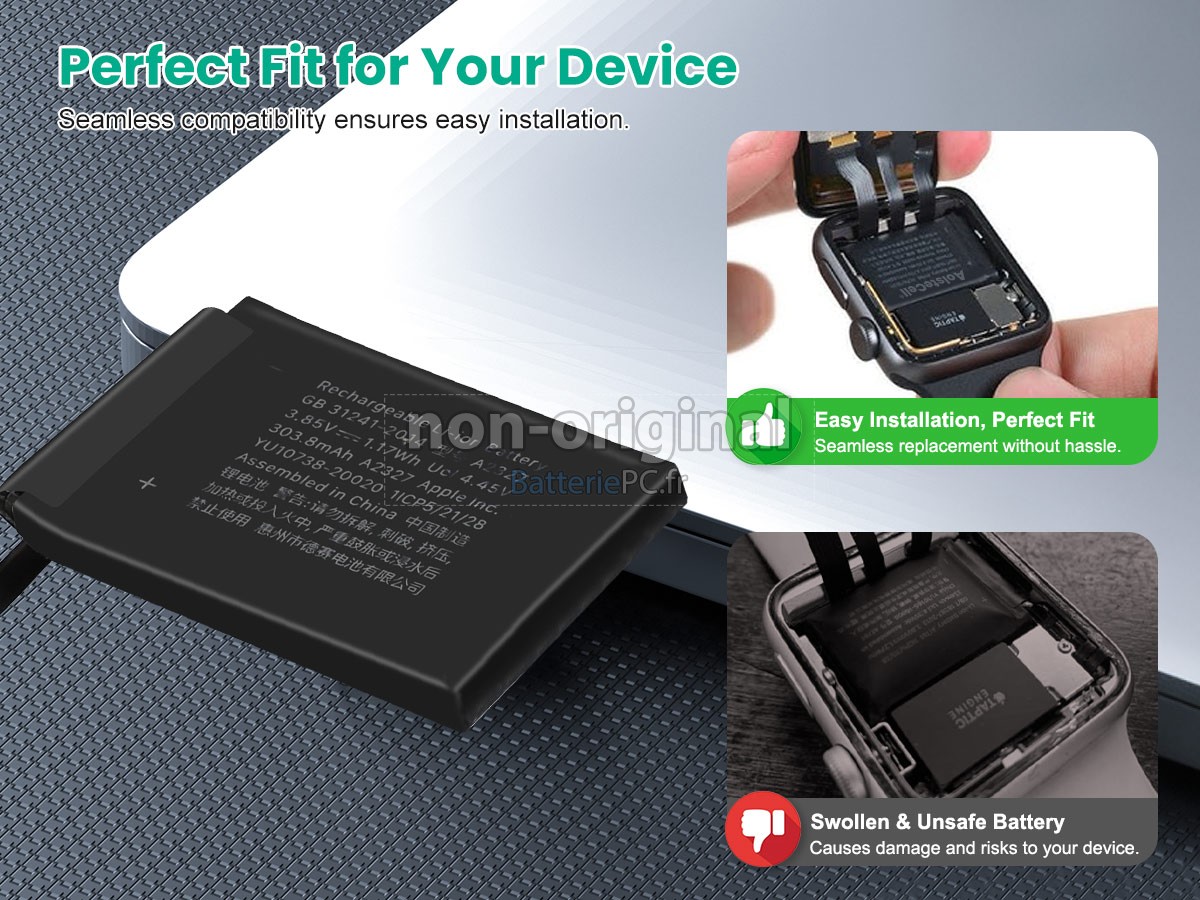 batterie pour Apple WATCH Series 6 LTE 44MM
