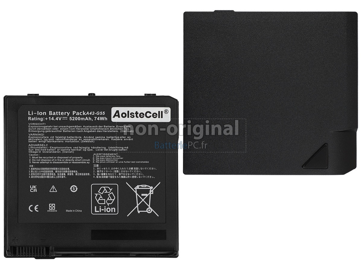 batterie pour Asus G55VW