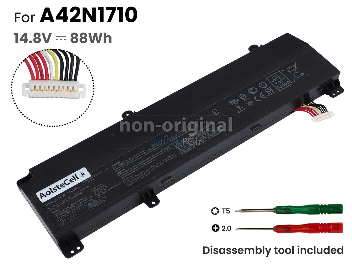 batterie pour Asus Rog STRIX GL702VI-BA036T