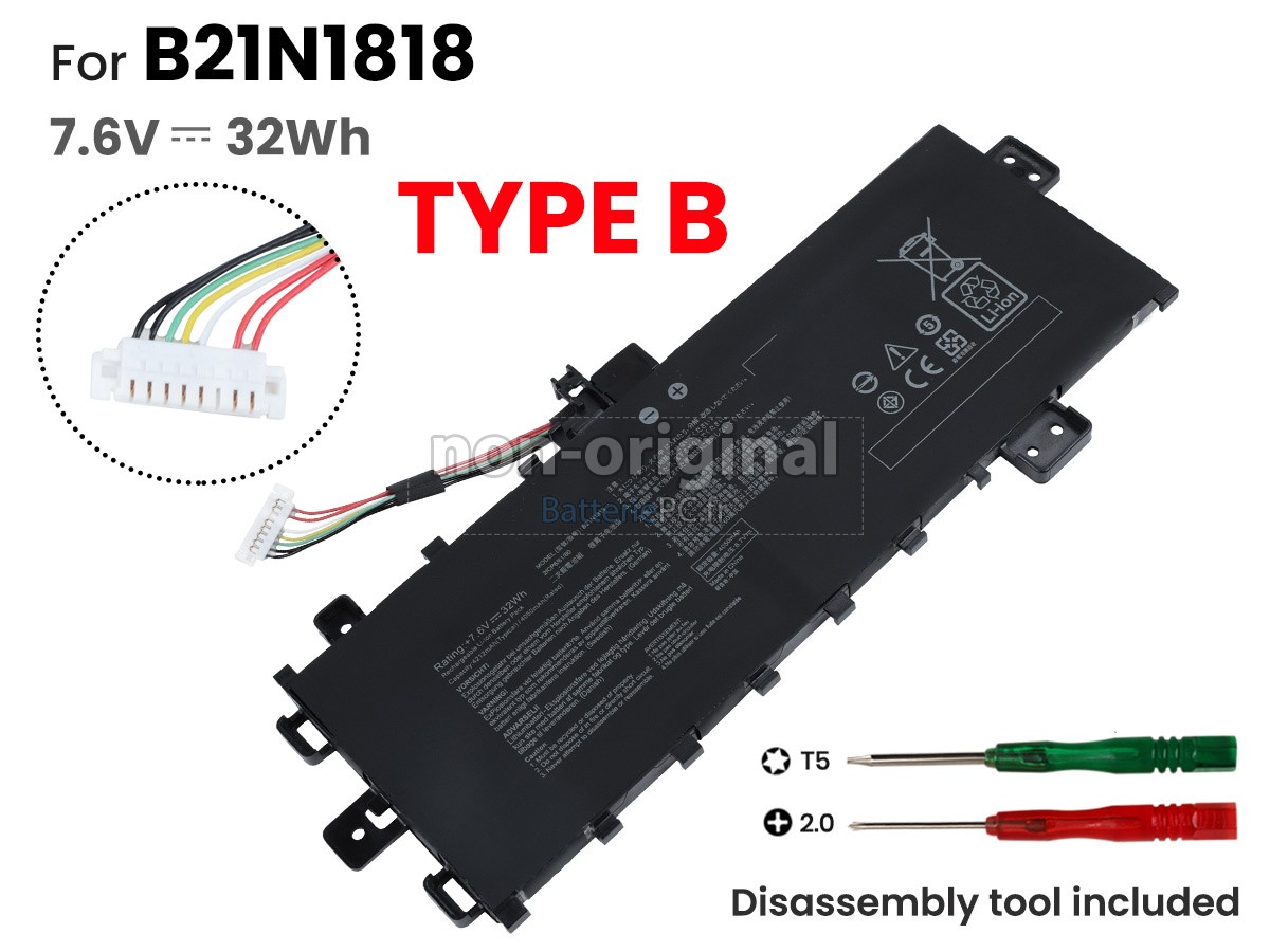 batterie pour Asus VivoBook 15 X515EA-BR1012