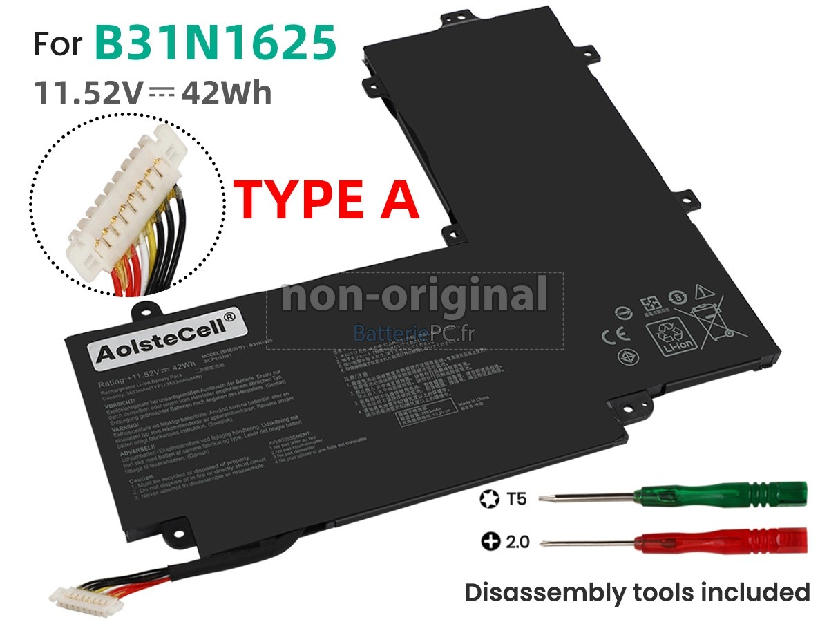 batterie pour Asus VivoBook Flip 12 TP203MAH
