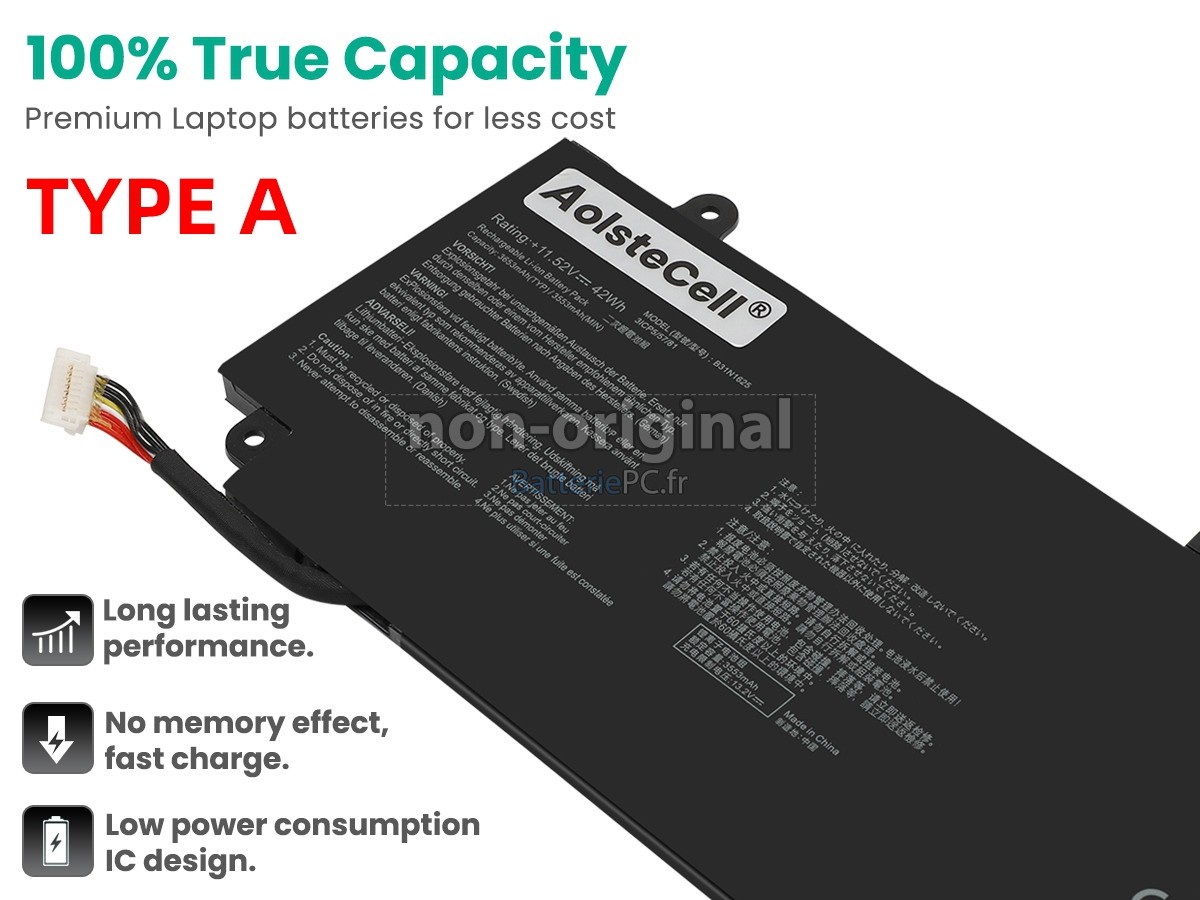 batterie pour Asus VivoBook Flip 12 TP203MAH