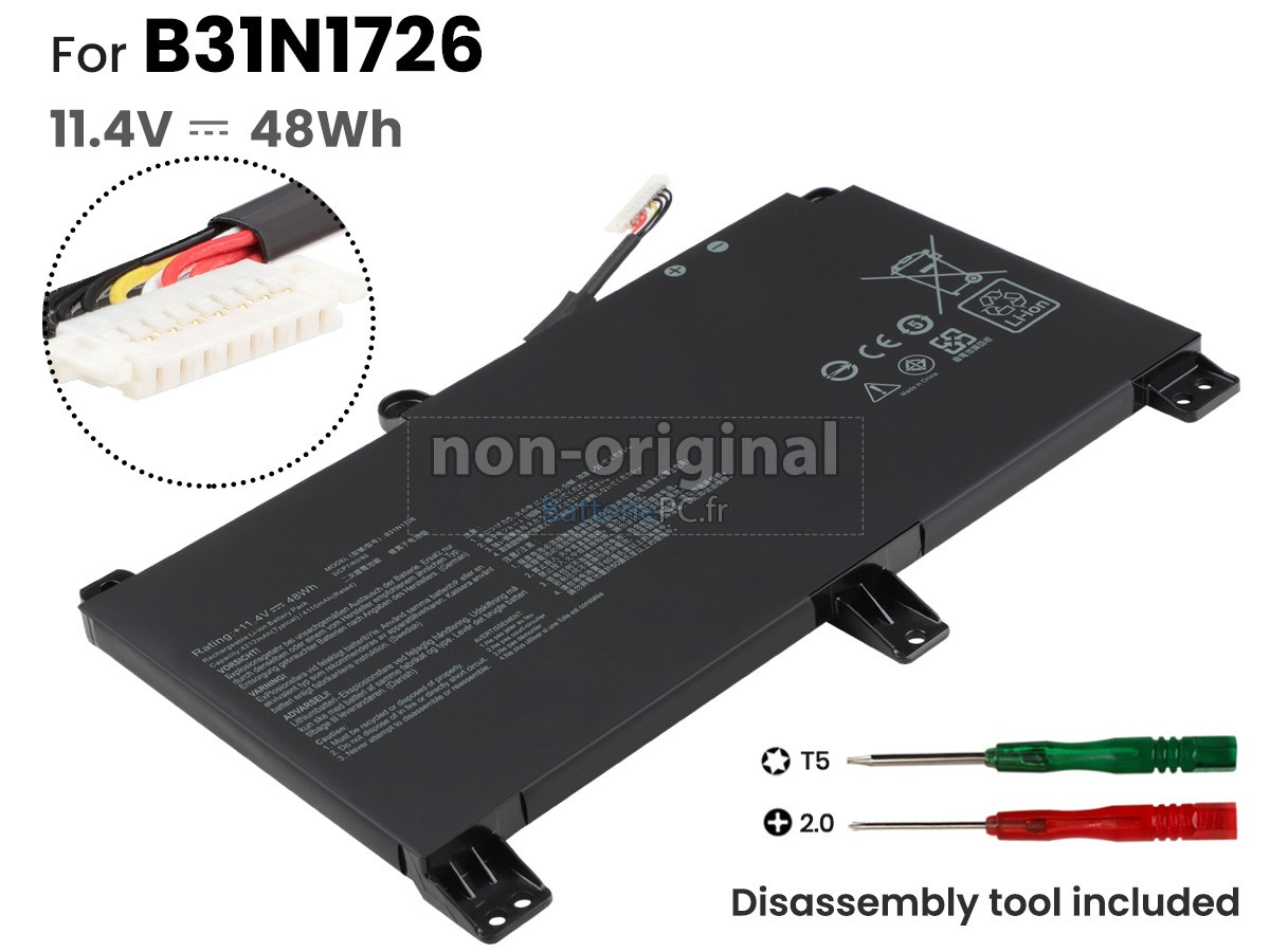 batterie pour Asus B31N1726-LONG