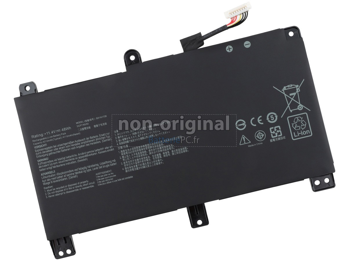 batterie pour Asus B31N1726-LONG