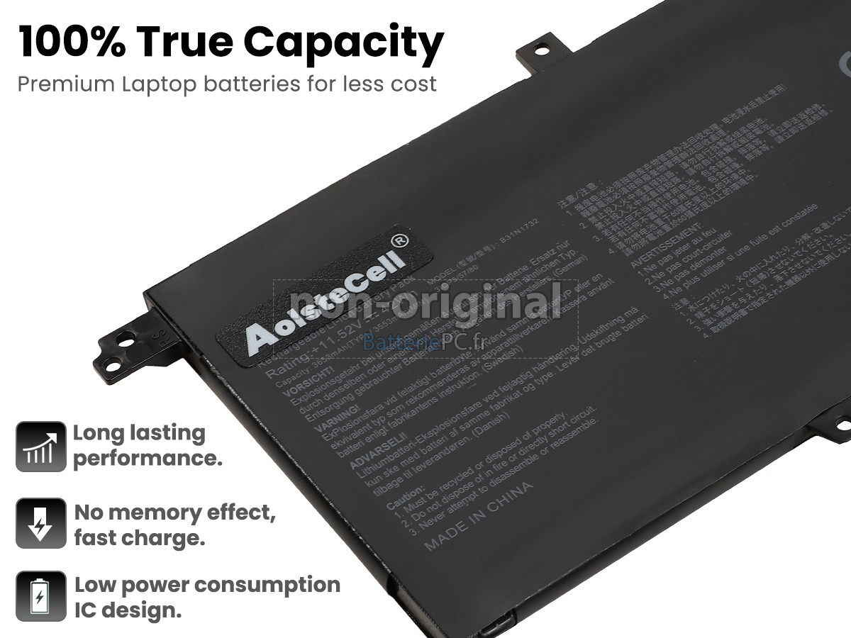 batterie pour Asus FX571GT-AL267T