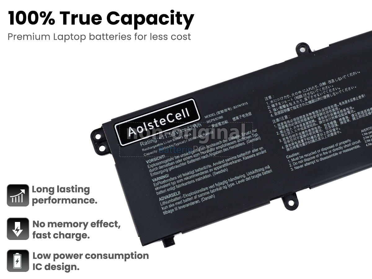 batterie pour Asus EXPERTBook BR1100FKA-BP0109RA