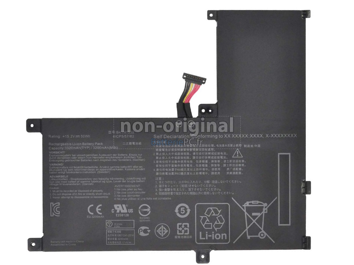 batterie pour Asus Q534UA