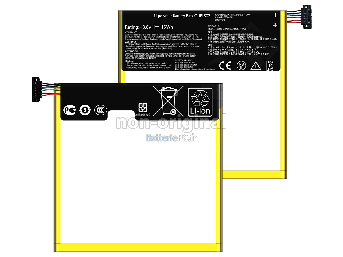 batterie pour Asus GOOGLE NEXUS 7 2013
