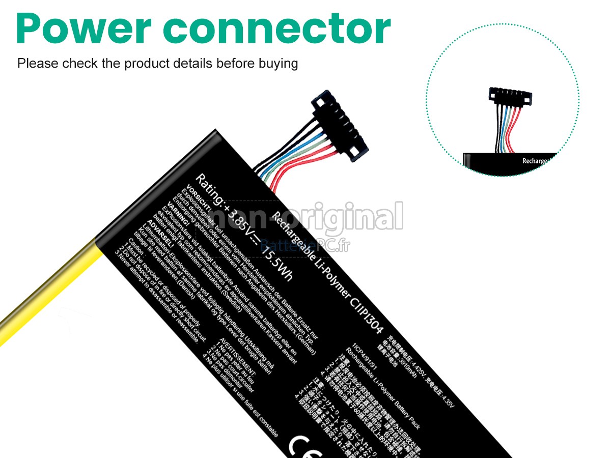 batterie pour Asus MEMO Pad HD 7