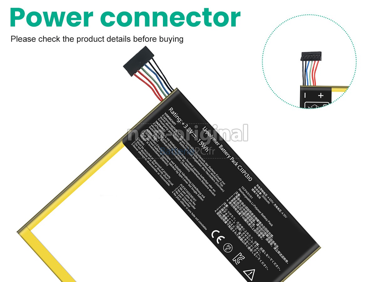 batterie pour Asus K00E