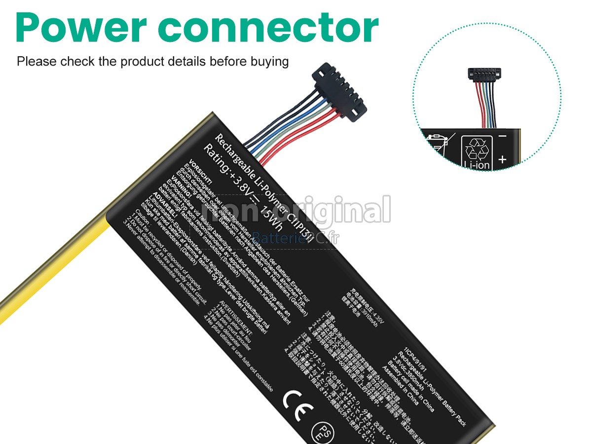 batterie pour Asus K00S