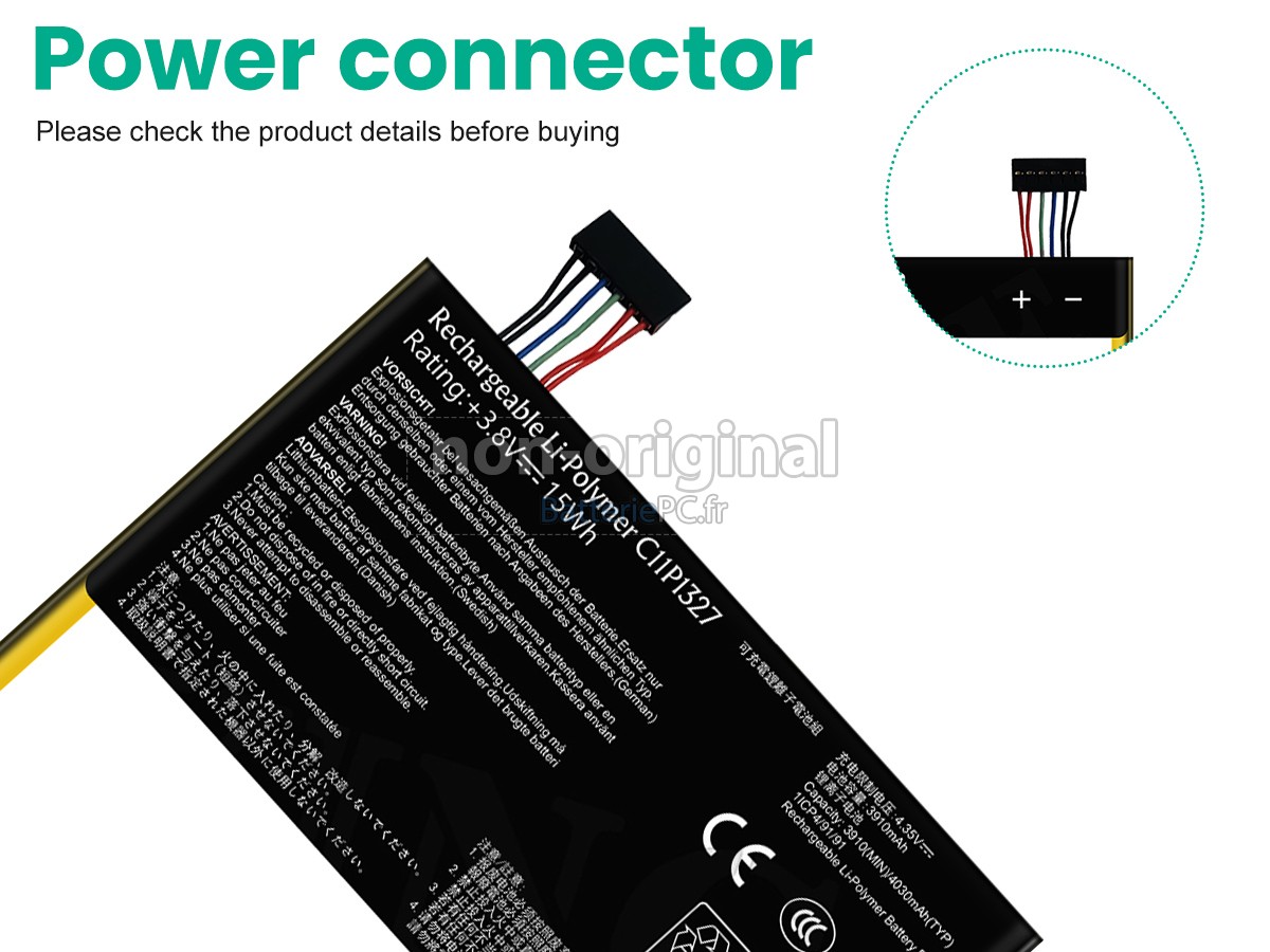 batterie pour Asus C11P1327