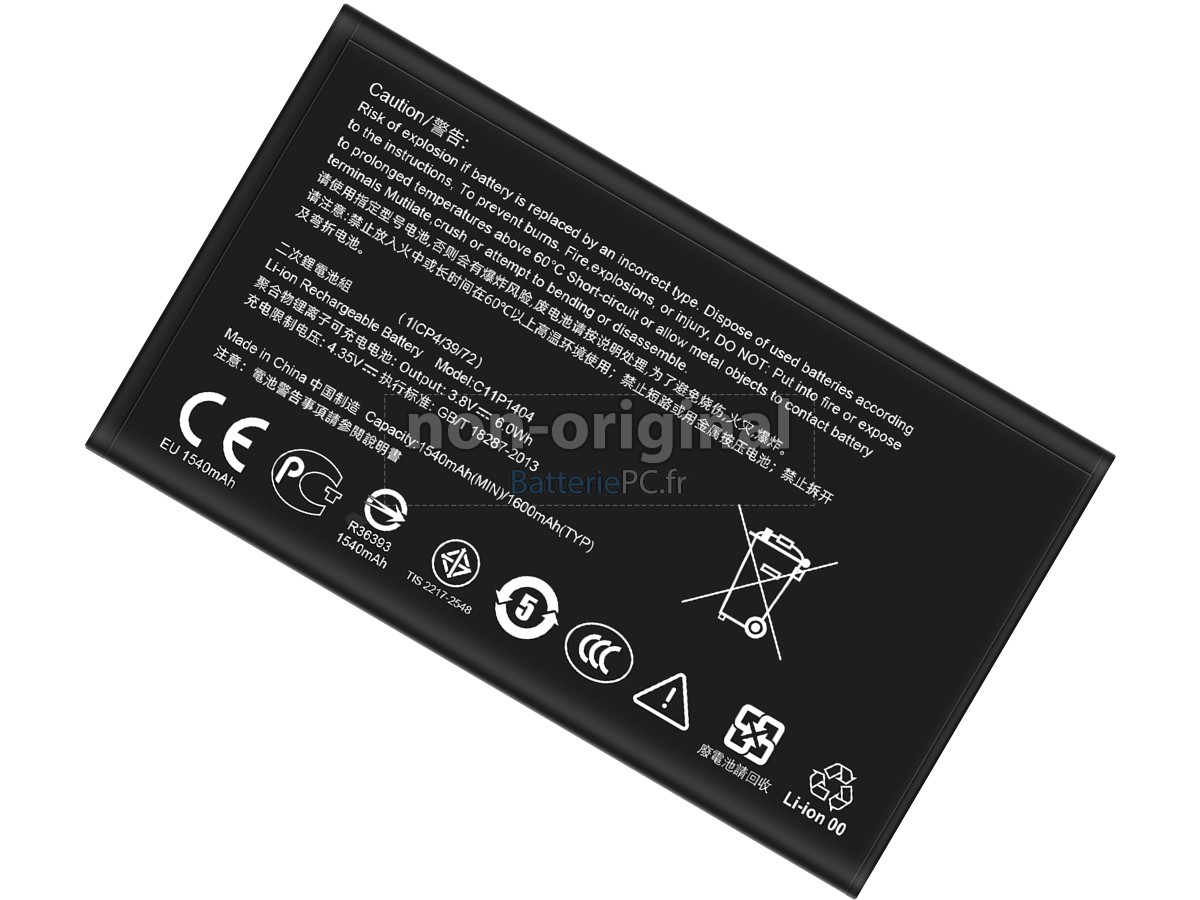 batterie pour Asus C11P1404