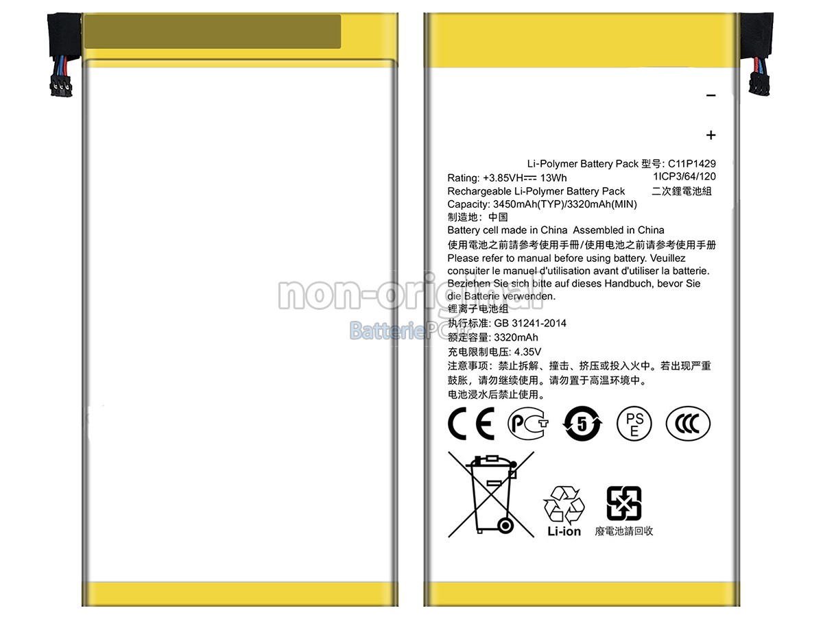 batterie pour Asus C11P1425