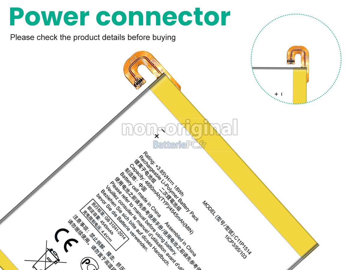 batterie pour Asus C11P1514